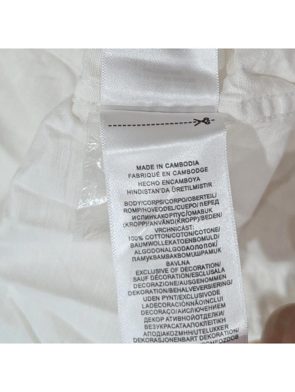 Polo Ralph Lauren Custom Slim Fit Oxford Shirt White Italian Yarn Unisex S NWT - Picture 11 of 12